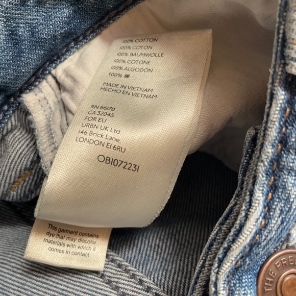 5 items for 30$ Free People Romeo Rolled Up Denim Shorts - Picture 5 of 5